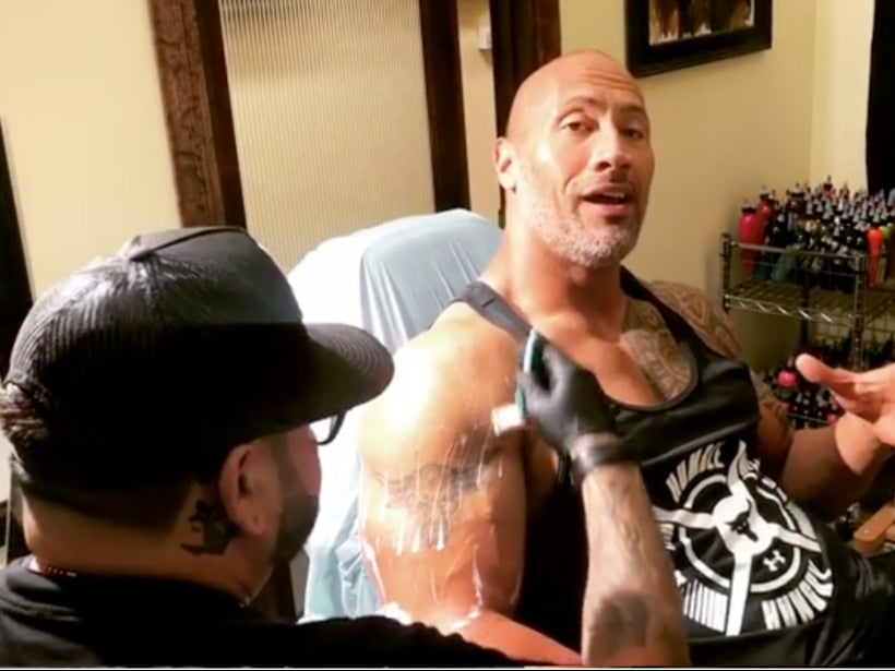 Dwayne Johnson reveals progress on bull tattoo after 30 hours: 'Almost time to break out the tequila'